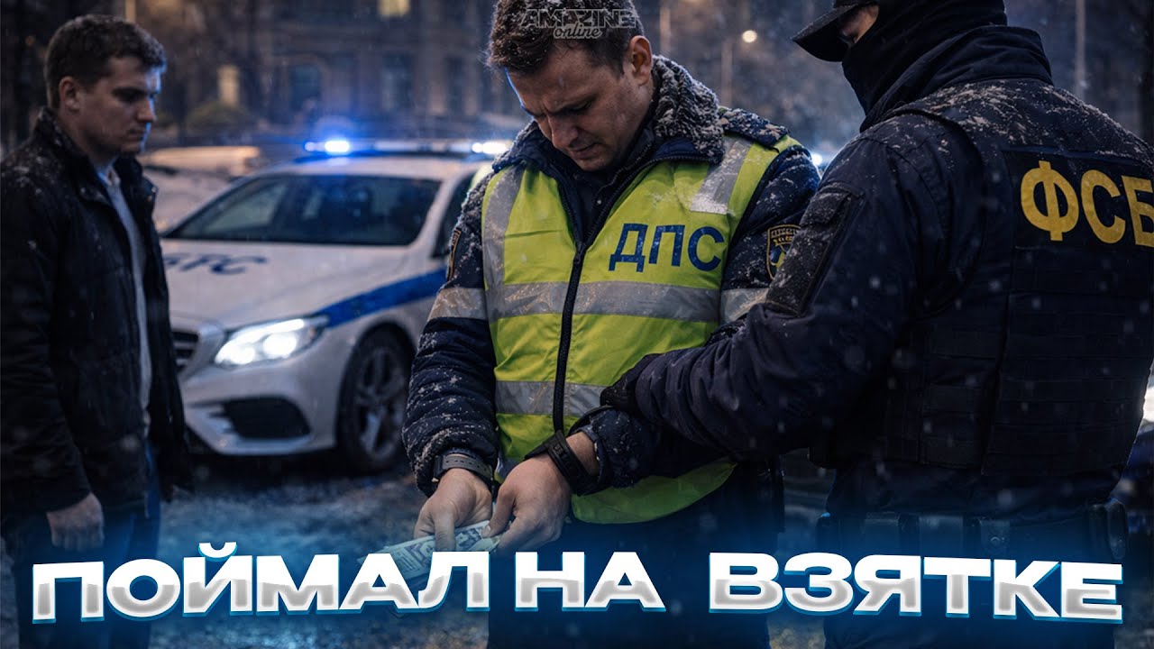 ПОЙМАЛ СОТРУДНИКА ДПС НА ВЗЯТКЕ! | Будни сотрудника ФСБ