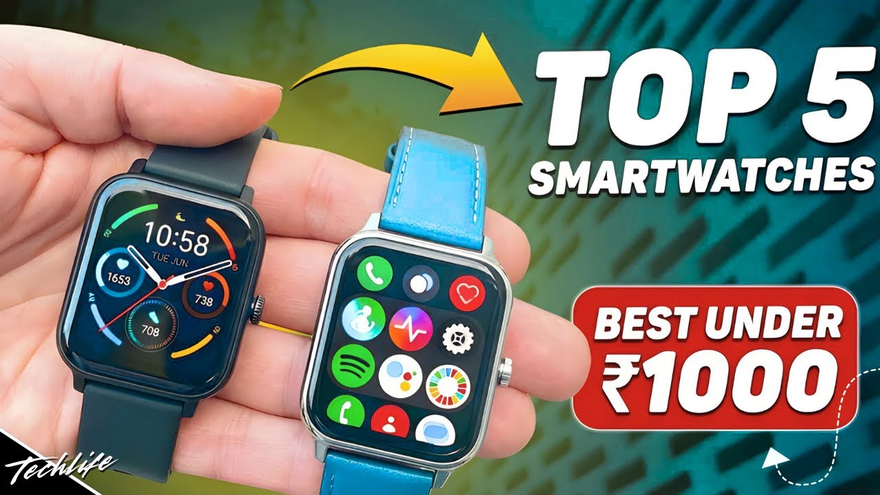 Best Smartwatch Under ₹1000 in India 🔥 Calling, Fitness & Style &ndash; All in One (2026)