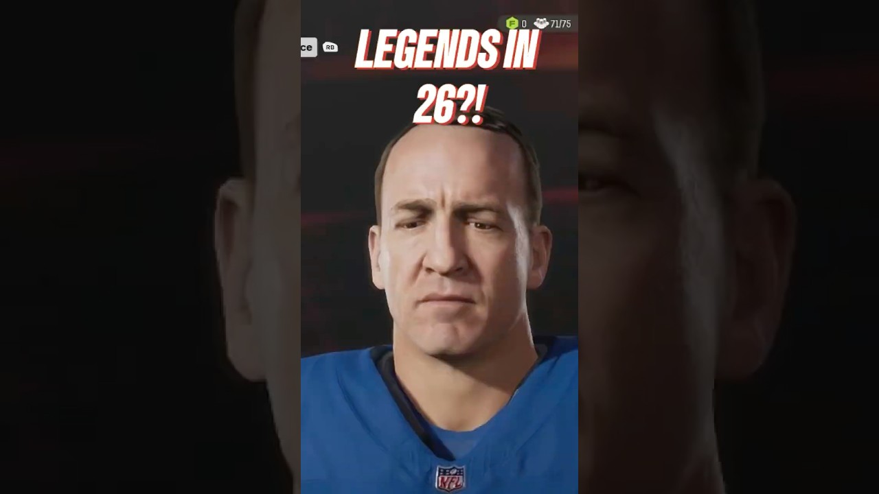 Я добавил по одной ЛЕГЕНДЕ в КАЖДУЮ команду в Madden 26! #Madden26 #madden #nfl #fyp #gaming #Mem...