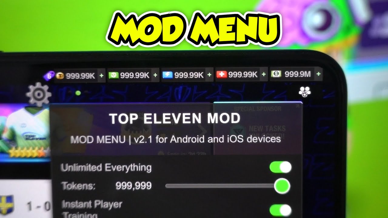 Top Eleven Hack Unlimited Tokens MOD iOS Android Tutorial 💰⚽