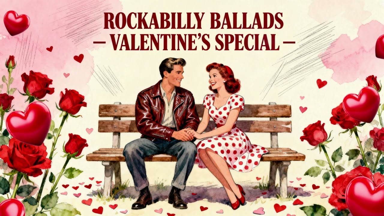 🎶 ROCKABILLY BALLADS 1960 PLAYLIST – LOVE SONGS | VALENTINE SPECIAL 