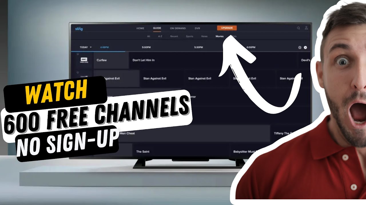 Sling TV For FREE?! Over 600 Free Channels, No Sign-Up Required!