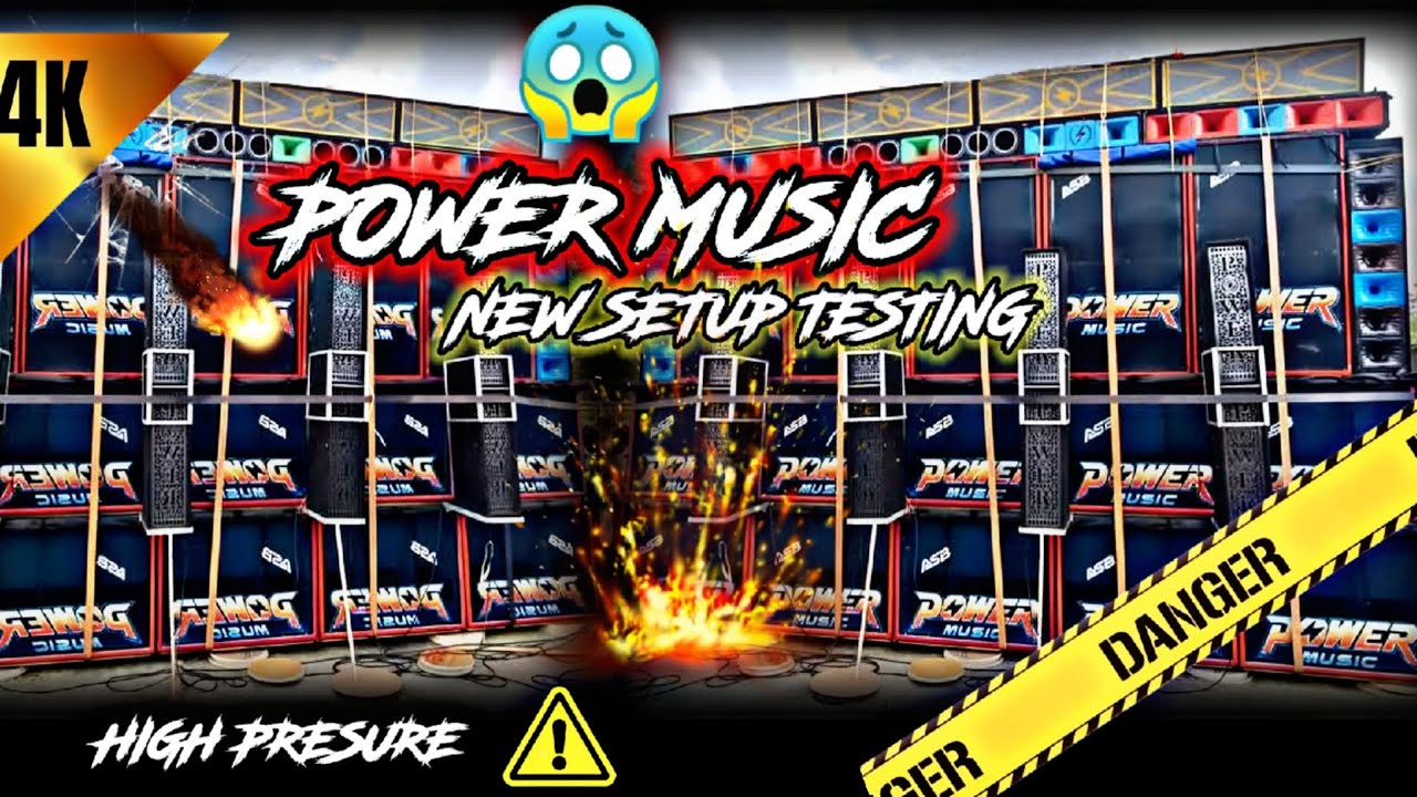 😈 POWER MUSIC 😈New setup testing In ASB cabinet center || POWER MUSIC || #powermusic #newsetup