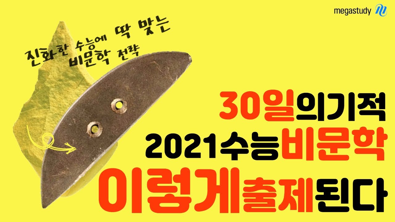 메가스터디 최인호 | 2021수능 비문학 이 문제는 꼭 나온다 출제예상 | 30일의 기적 | 파이널 전략