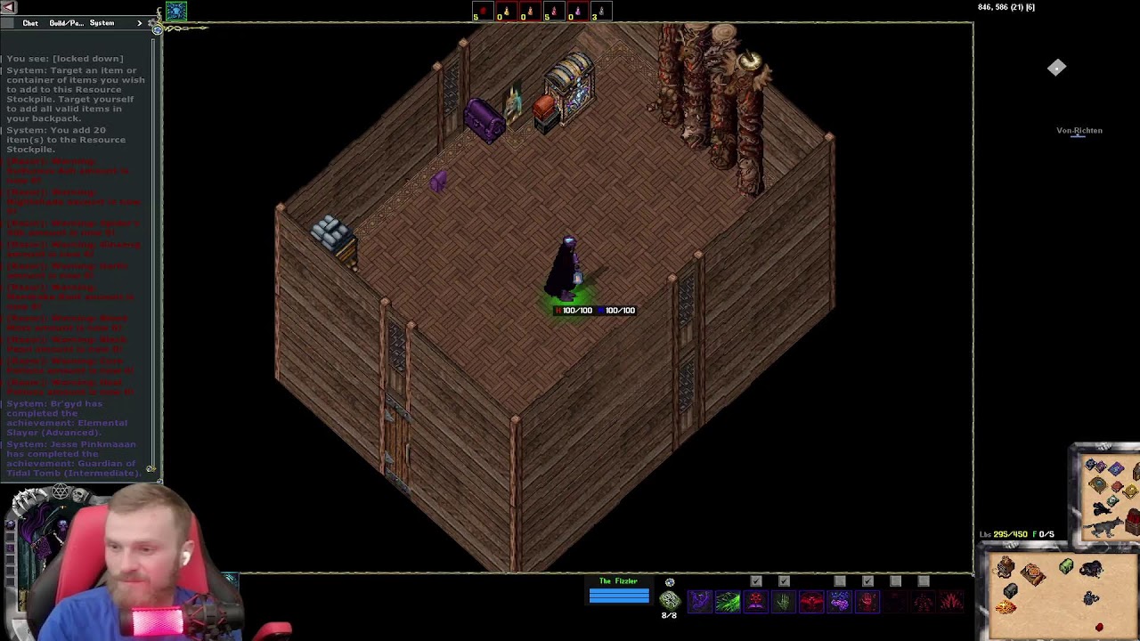 Town struggles🎬Outlands UO Indie MMORPG Live Stream