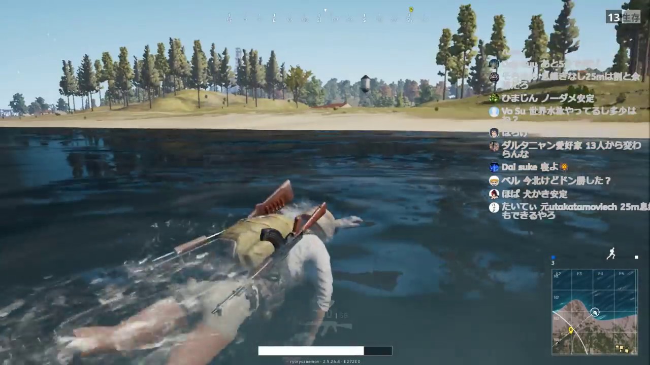 パルスに嫌われても、ガバAIMでもSGあればドン勝出来るんですわぁ、～夏休み留年生の日刊PUBG