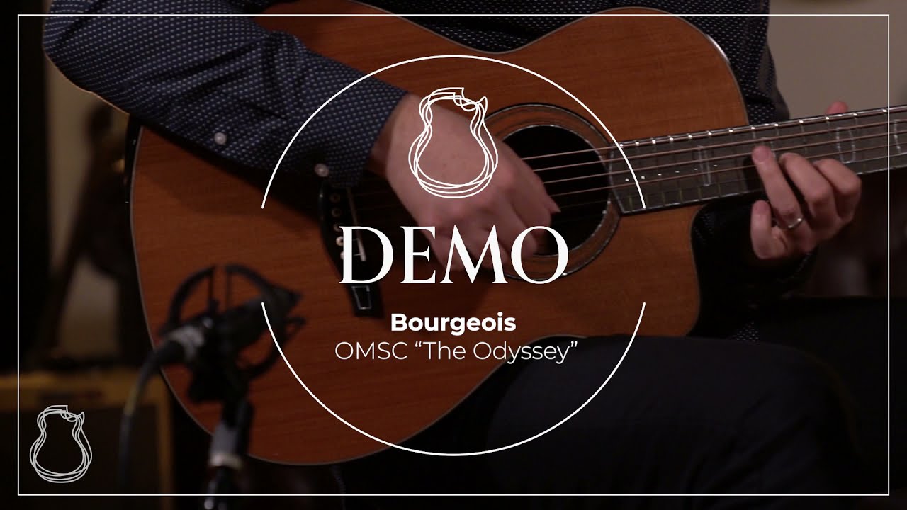 Bourgeois OMSC Custom Legacy Series &ldquo;The Odyssey&rdquo; acoustic guitar demo