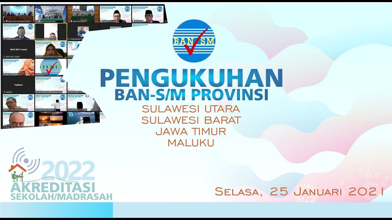Pengukuhan BANSM Prov. Sulawesi Utara, Sulawesi Barat, Maluku, & Jawa Timur