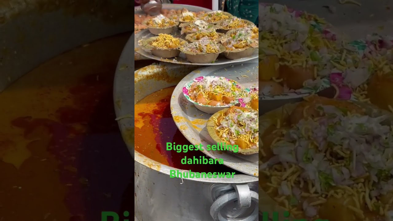 Biggest seling dahibara Bhubaneswar #india #streetfood #bhubaneswar  #tastystreet #odisha