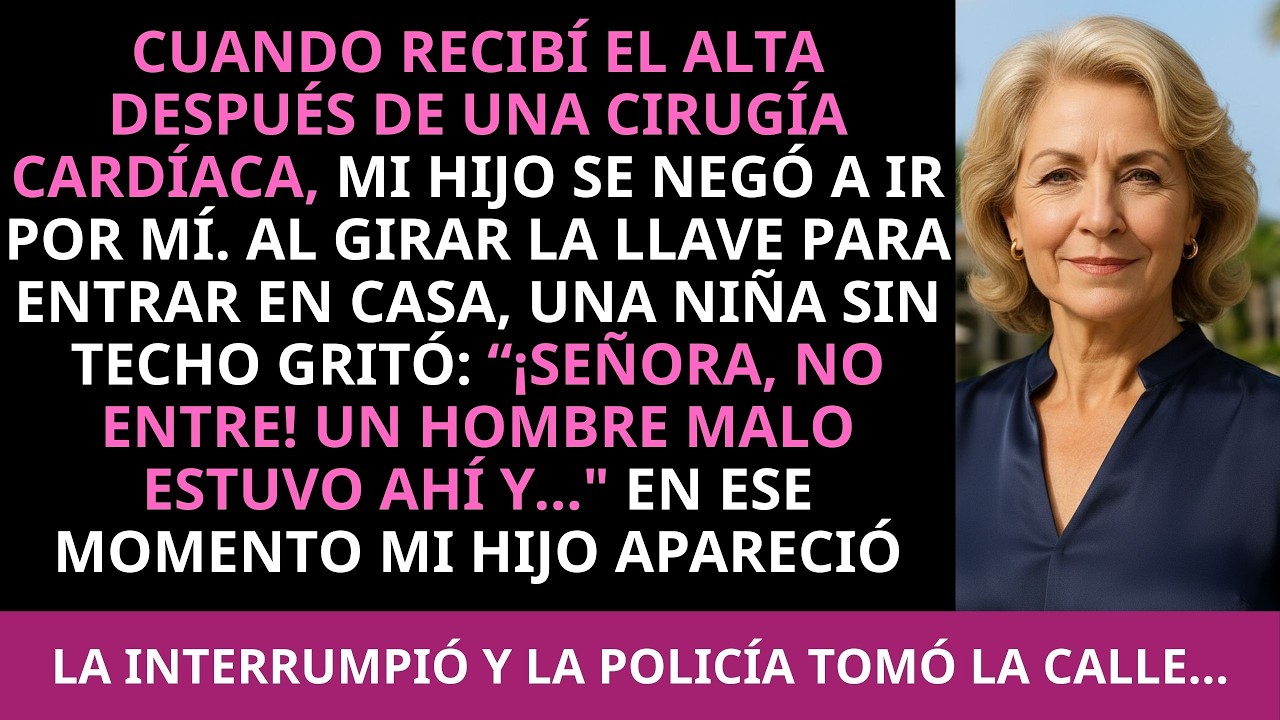 Cuando recibí el alta después de una cirugía cardíaca, mi hijo se negó a ir por mí. Al girar la...
