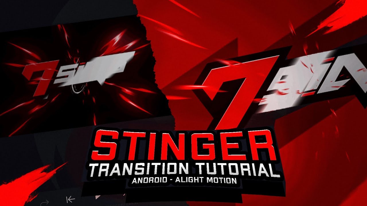 Make Esports Stinger transition tutorial on android | smooth stream transition tutorial | AM