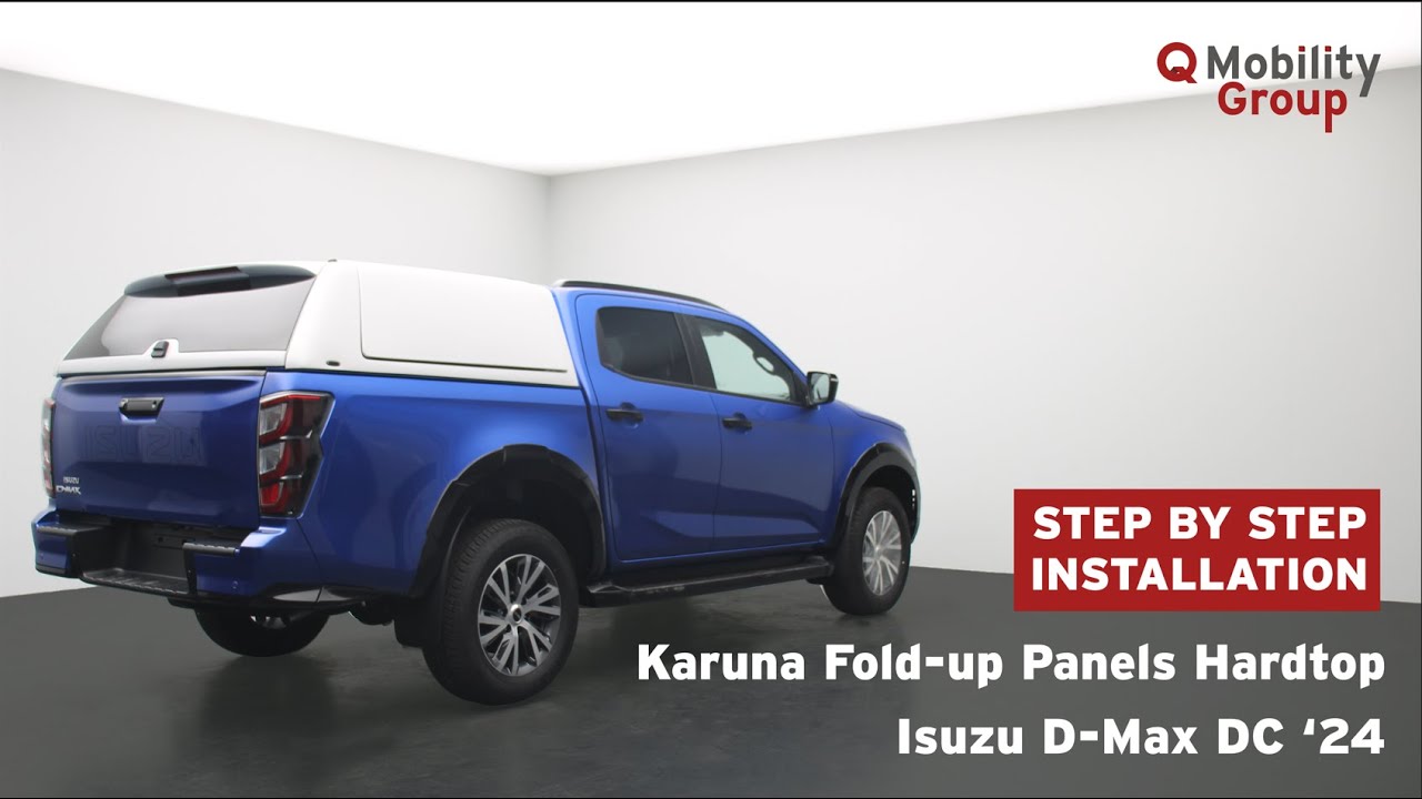 Isuzu D Max DC '24 Karuna Fold-up Panels - Installation video