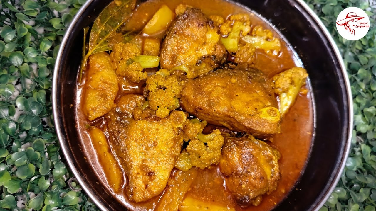 ফুলকপি দিয়ে মাছ রান্না, সেরা স্বাদের ফুলকপি রেসিপি||Fulkopi Recipe||@creatorsuparna999 