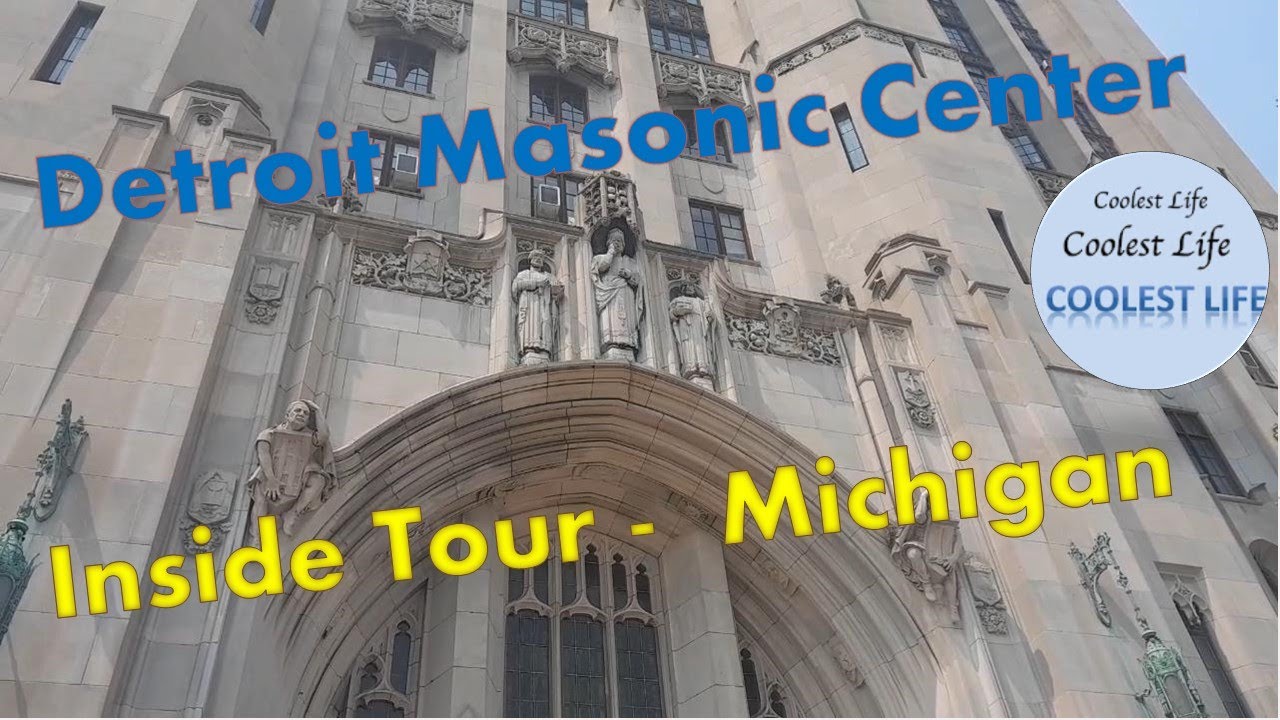 Masonic - Detroit Masonic Temple - WOW what a place! Inside tour of the best rooms!!