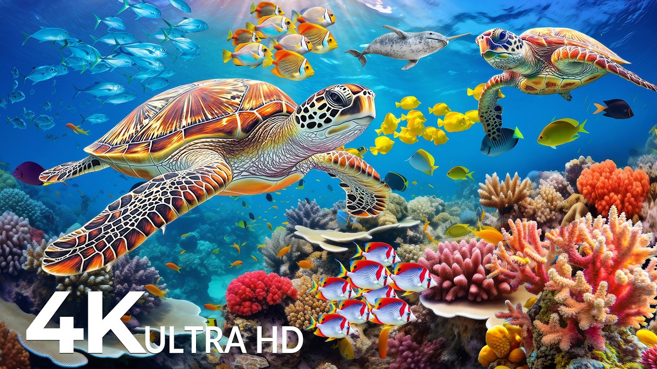 Amazing 4K Ocean Adventure 🐳 Dive Deep and Marvel at Sea Animal in The Best 4K ULTRA HD Aquarium #71