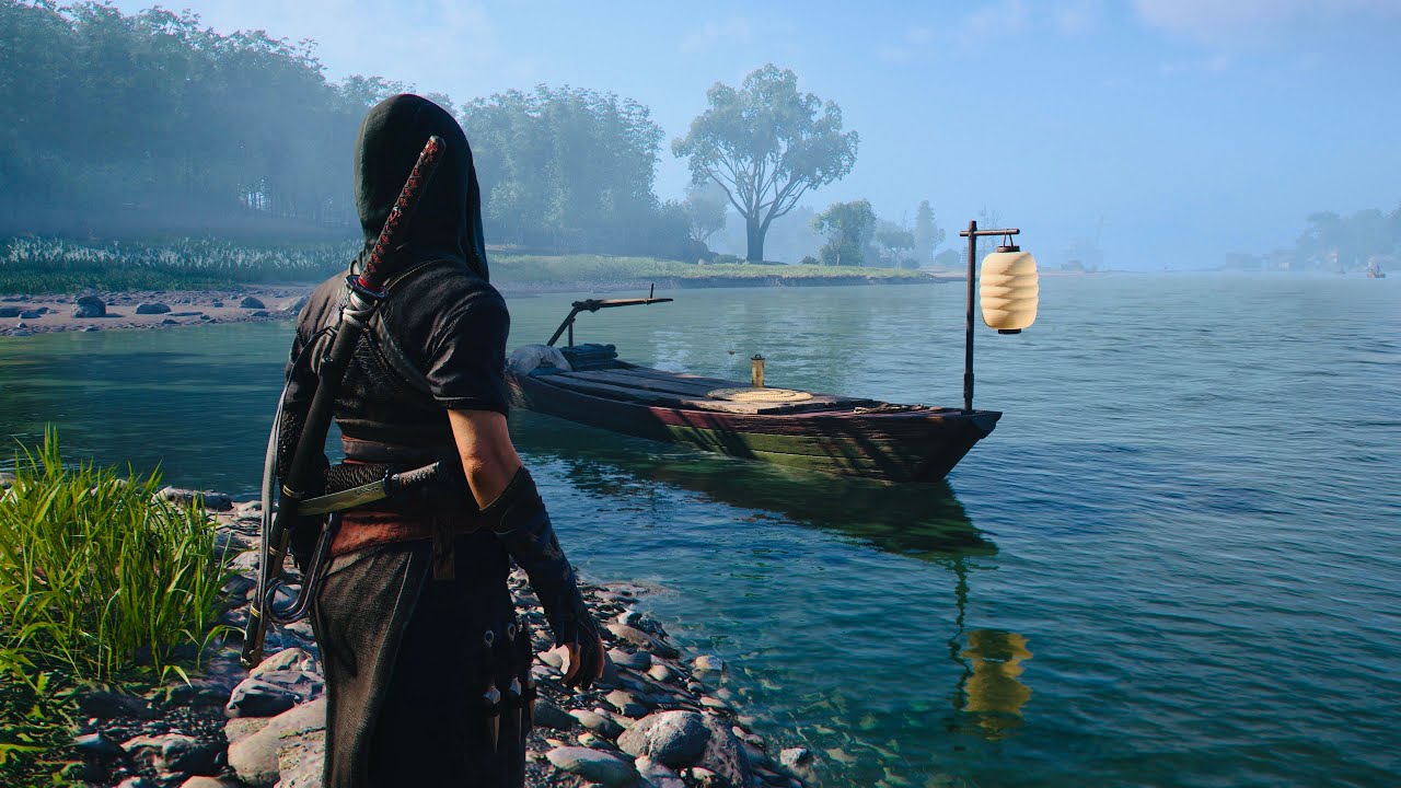 Assassin's Creed Shadows PS5 PRO 4K Freeroam gameplay