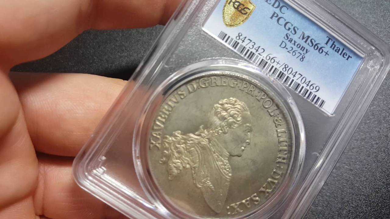 Talar Ksawery 1765 PCGS 66+