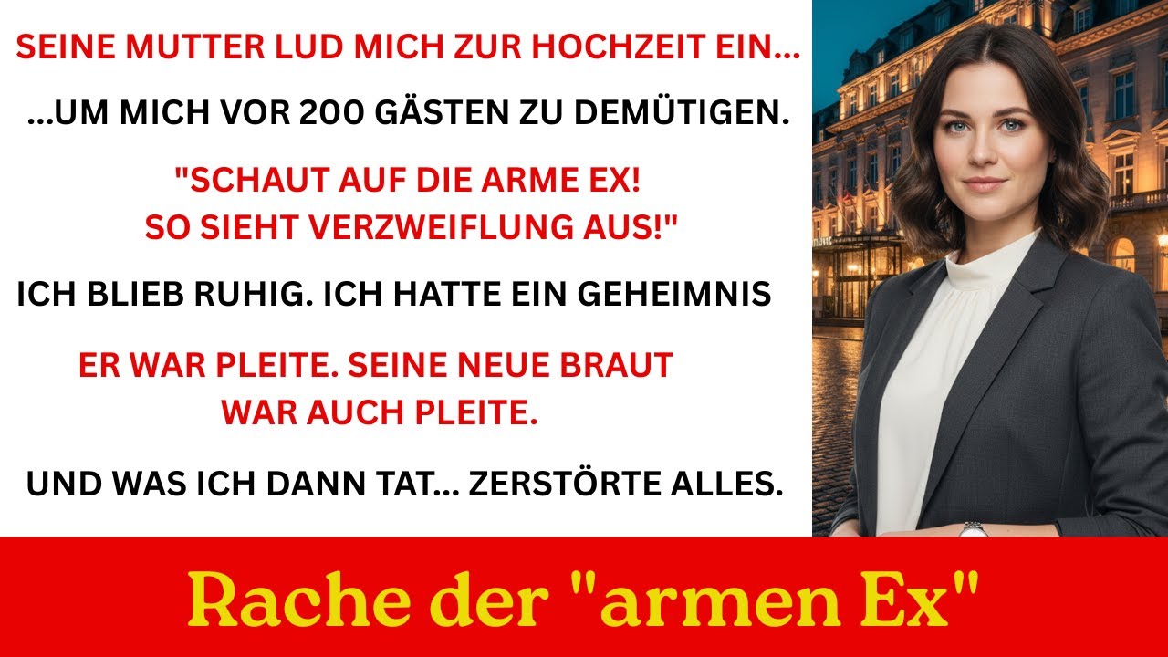 Schaut auf die arme Ex!