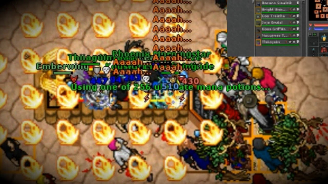 [TIBIA WAR FEROBRA] End of Re Born  - Last Frag Movie