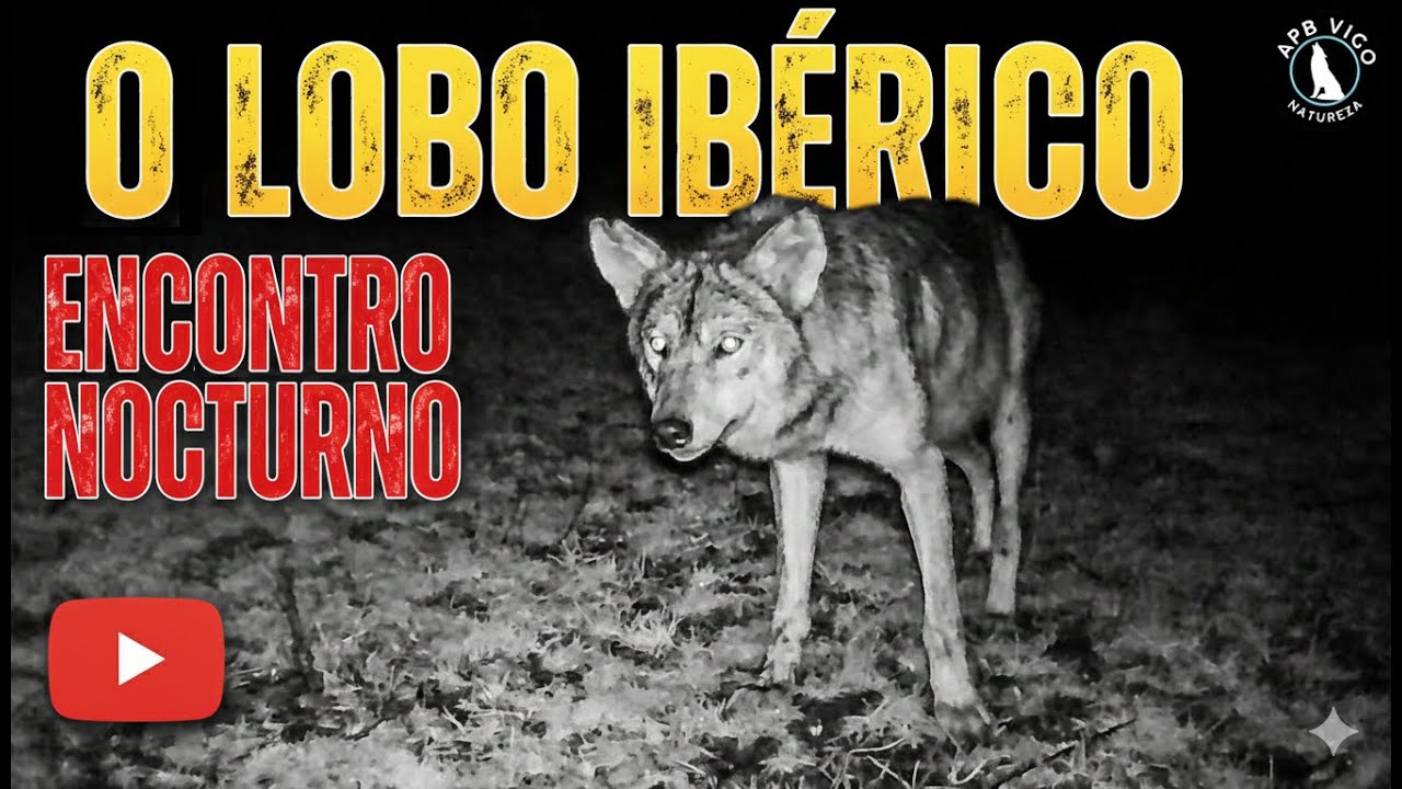 🔴 APARECE O LOBO IBÉRICO | Primeiro rexistro na canle (Fototrampeo nocturno) 🐺