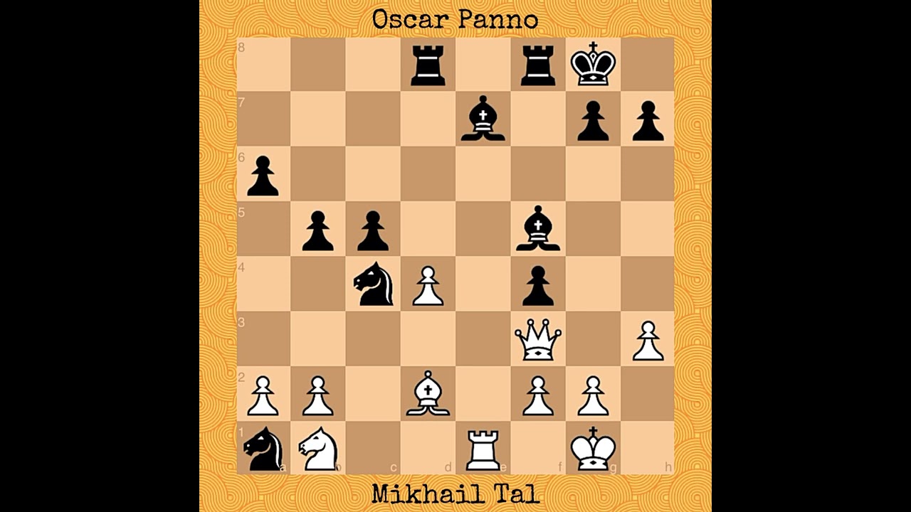 Mikhail Tal vs Oscar Panno | Portoroz Interzonal (1958)