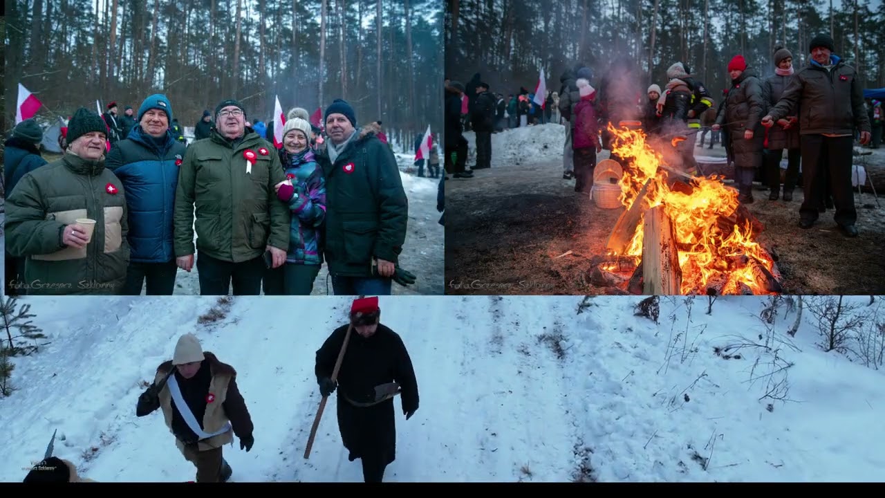 Ognisko Patriotyczne z okazji 163 rocznicy wybuchu Powstania Styczniowego Kobyle Góry 2026-01-25