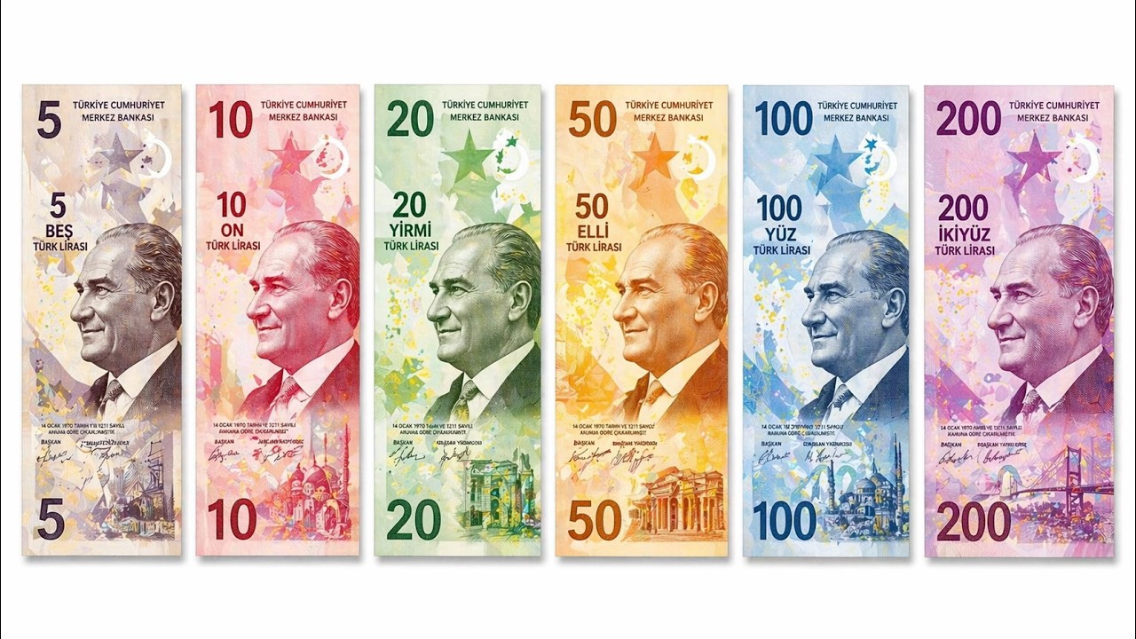 Every Turkish Lira Explained, Turkey's Lira is Basically Worthless!!