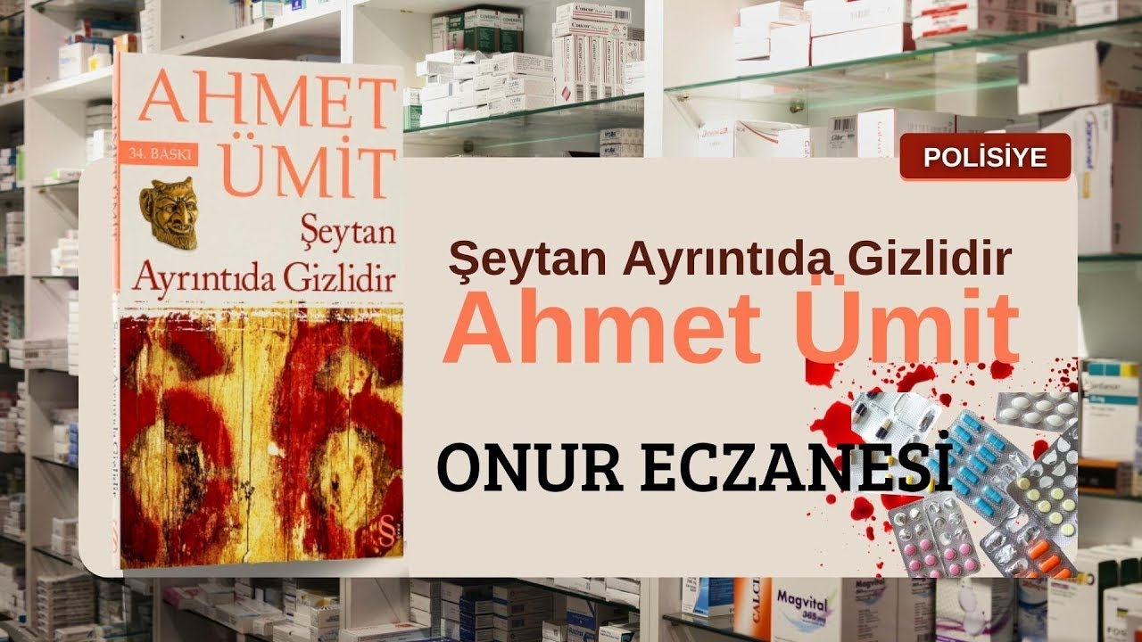 Sesli Kitap - CİNAYET ROMANI | Onur Eczanesi - Şeytan Ayrıntıda Gizlidir - Ahmet Ümit