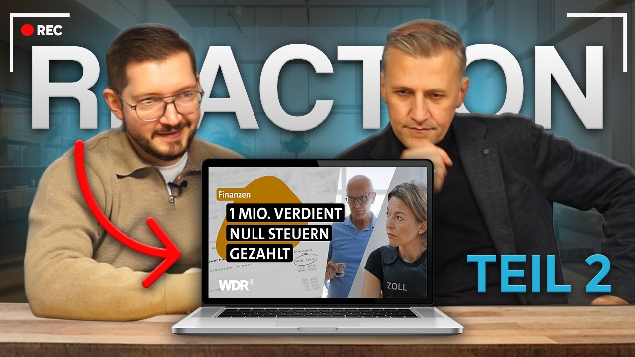 Alle Reichen RADIKAL besteuern!? (Reaction auf WDR - Teil 2)