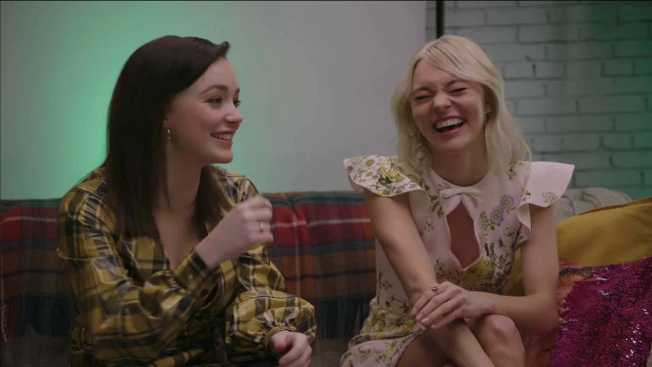 Taylor Hickson and Amalia Holm Interview Moments (Motherland: Fort Salem)