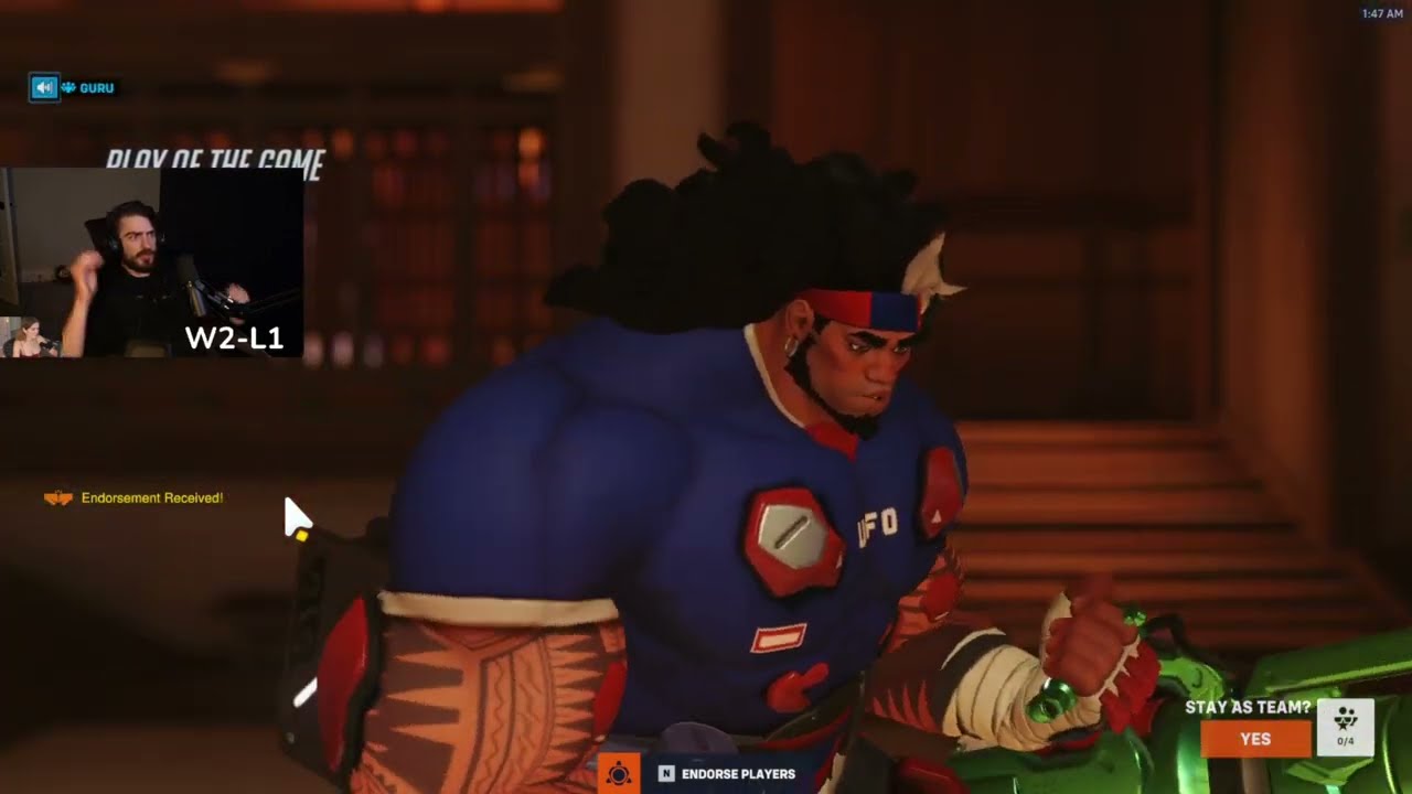 Overwatch 2 Mauga God Guru Showing His Sick Gameplay Skills -Top 500 Gameplay-