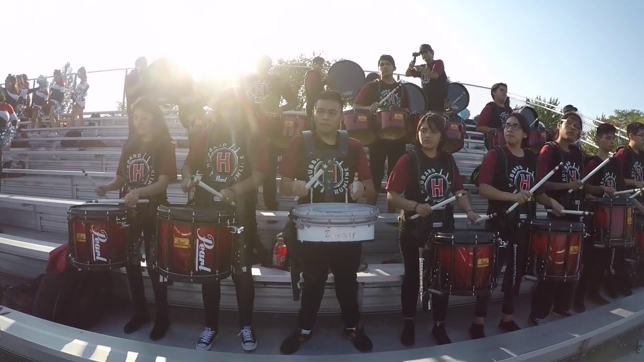9.15.17 - Hubbard Drumline - Football Game vs. Sarah E. Goode pt.5