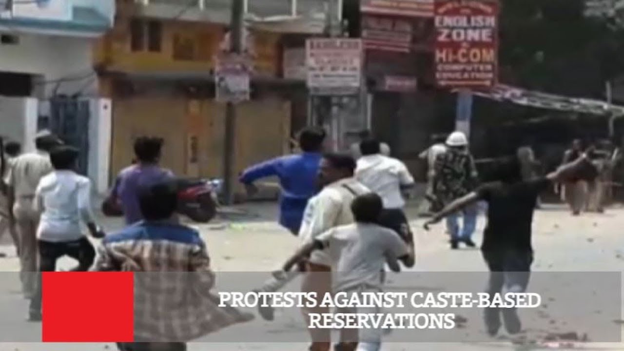 Protests Against Caste Based Reservations