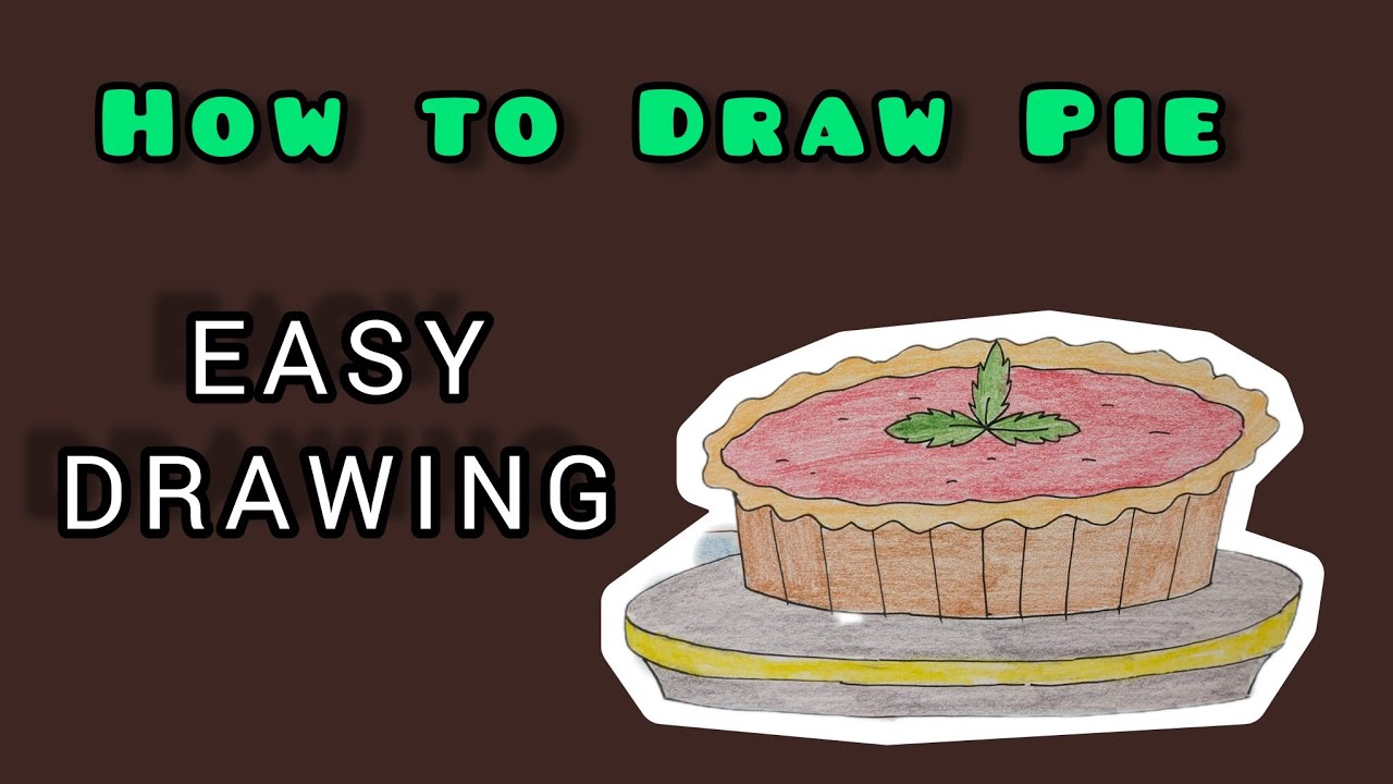 Easy Drawing : Pie | Step by Step Tutorial | @KalakritArtStudiobyKanika 