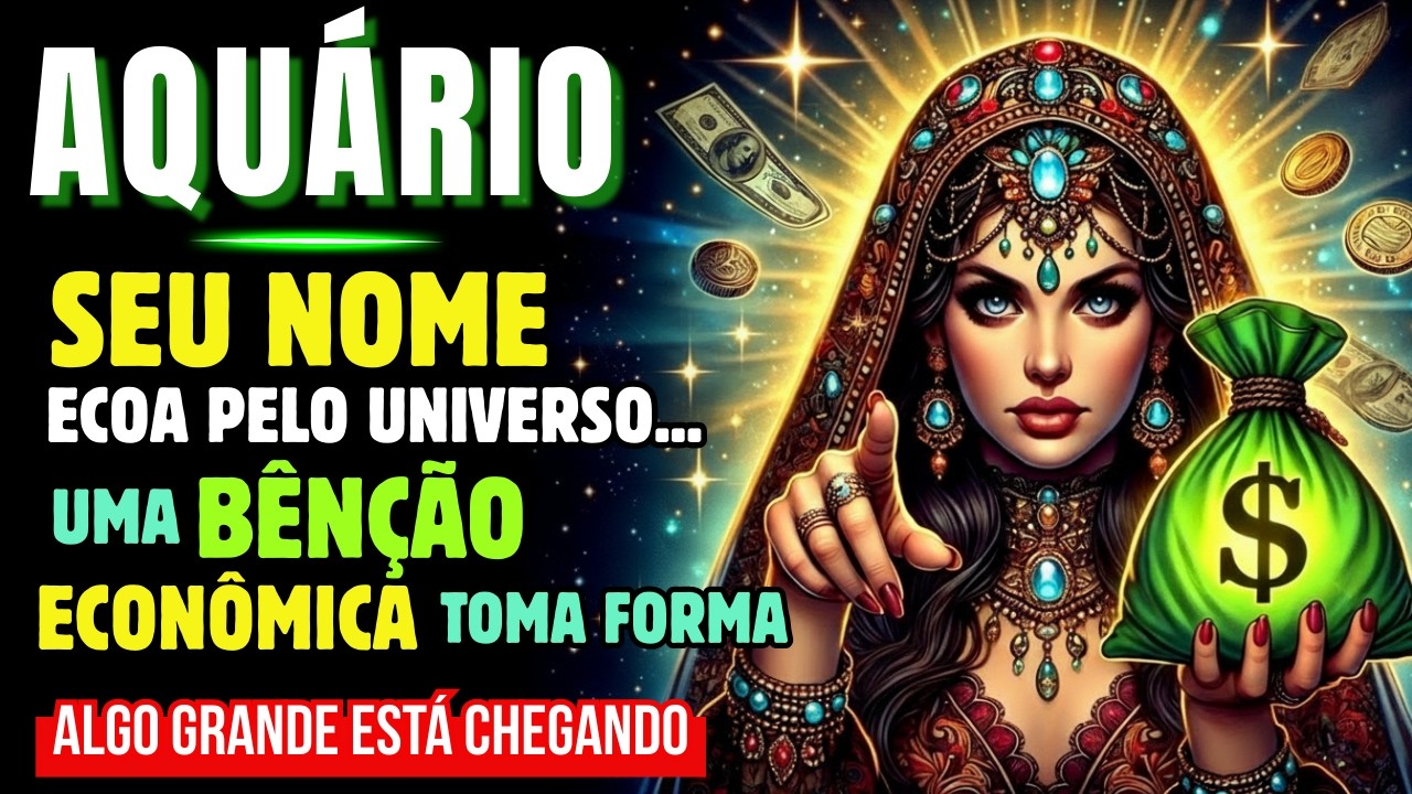 ♒️AQUÁRIO😱 VOCÊ ESTÁ ENTRANDO EM UM NOVO CAPÍTULO! DEUS PREPAROU A MAIOR BENÇÃO PARA VOCÊ! VOCÊ É...