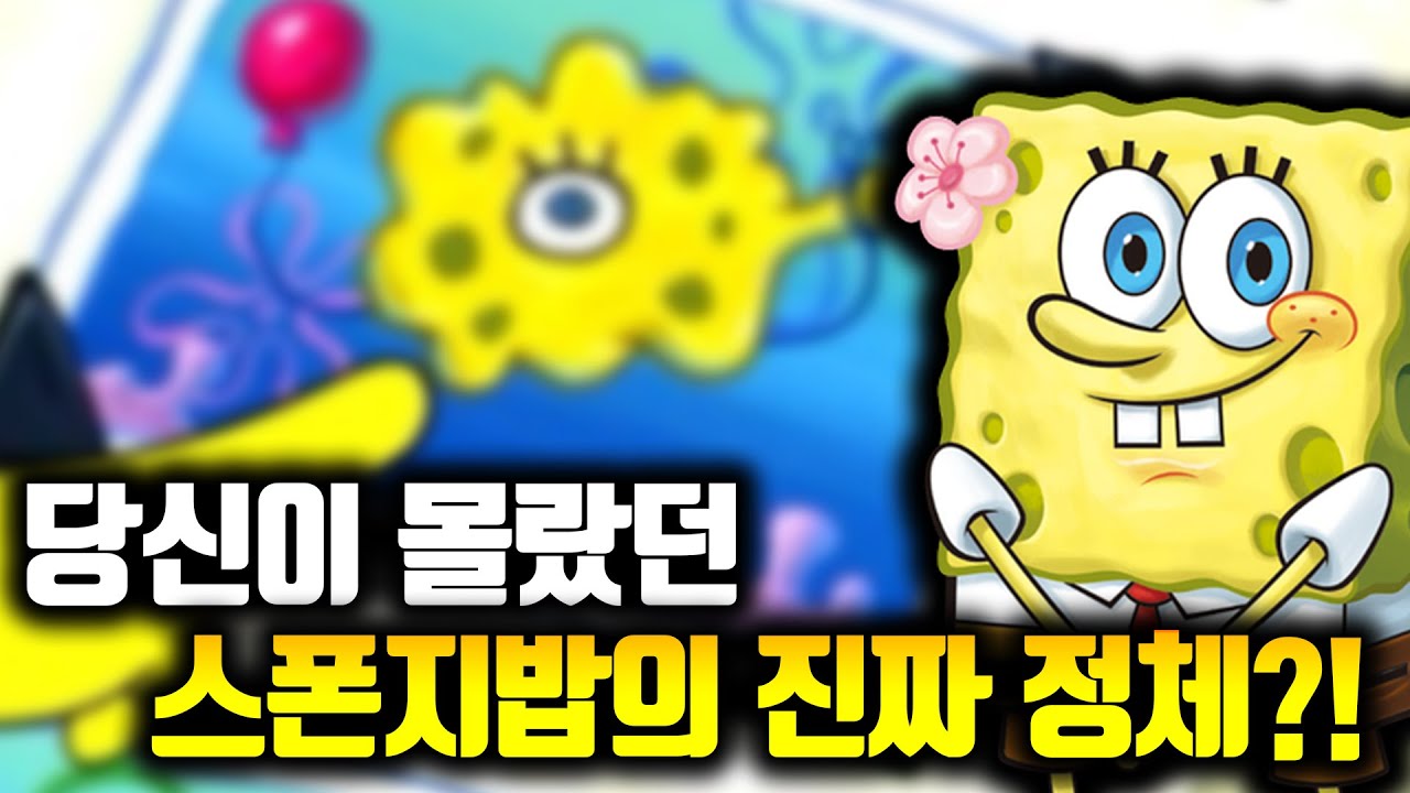 당신이 몰랐던 네모바지 스폰지밥 100가지 TMI