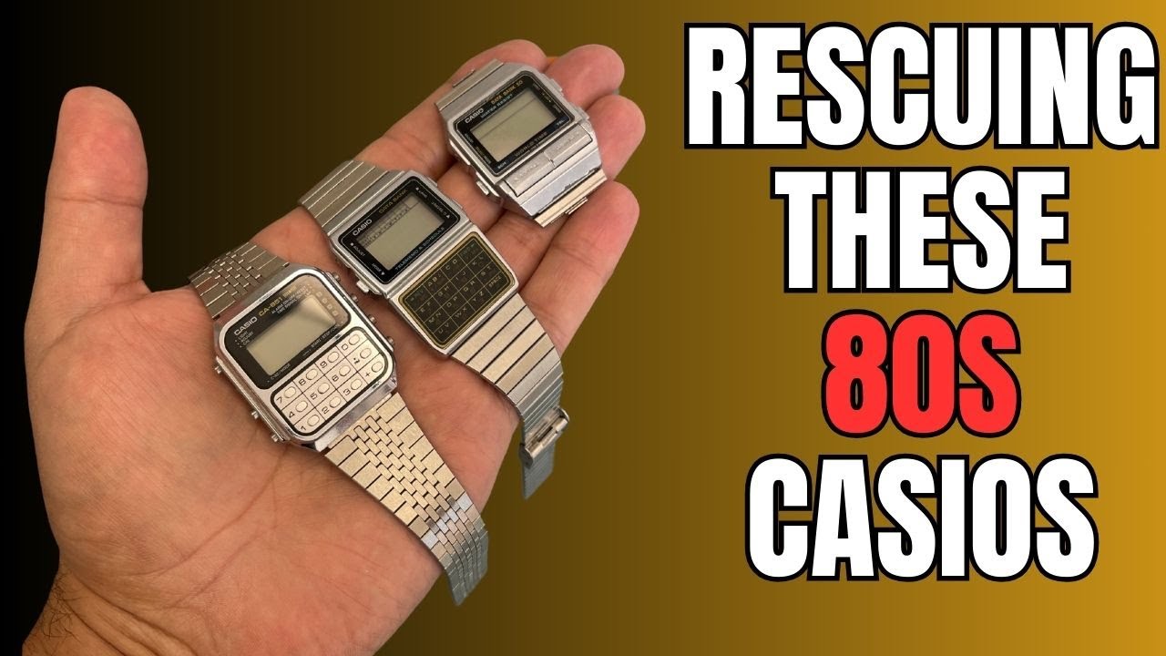 bringing these 80s casio watches back to life