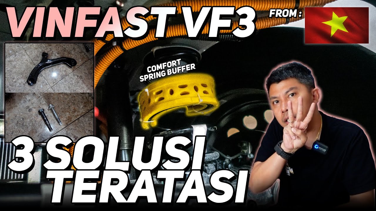 3 SOLUSI BAGIAN KAKI - KAKI DI VINFAST VF3 SUDAH TERATASI DAN DI KERJAKAN DENGAN RAPI GAIS