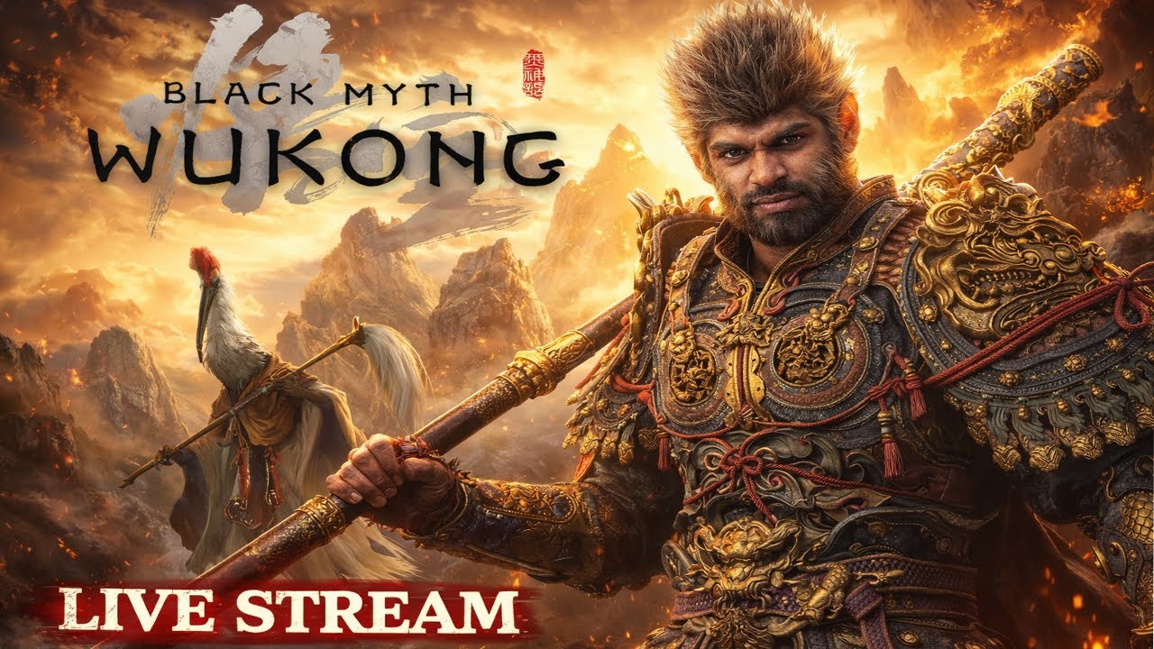 I Became WUKONG Today 🐒⚔️ | Black Myth: Wukong LIVE | Insane Boss Fights!
