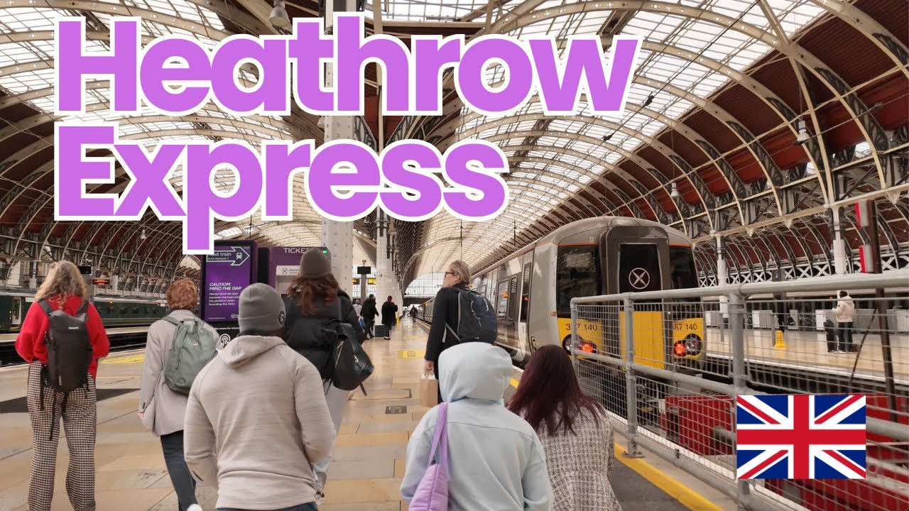 Heathrow Express | London Paddington to Heathrow Airport (Terminals 2 & 3) ✈️ Journey Tour