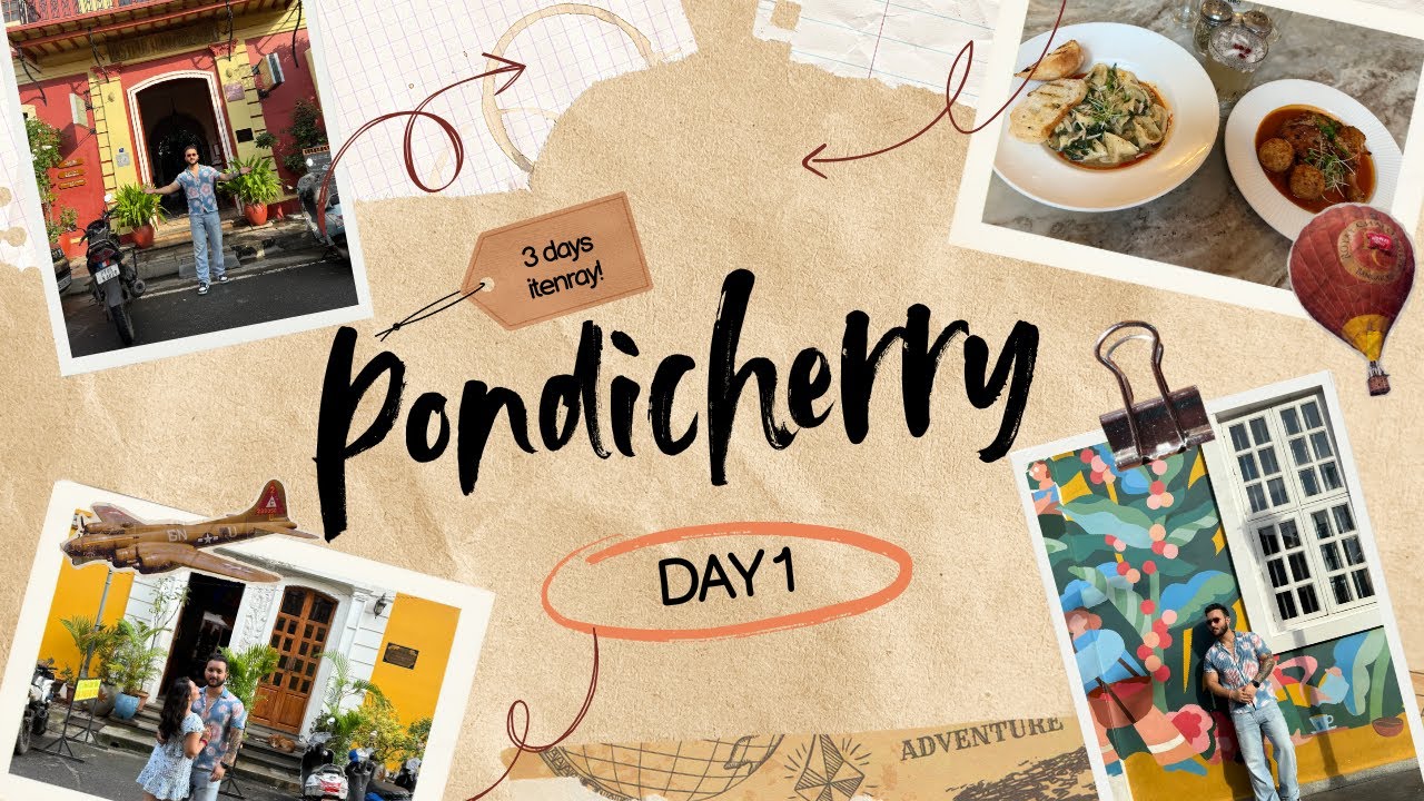 Pondicherry Day 1 Vlog | Complete Trip Cost Breakdown & Itinerary