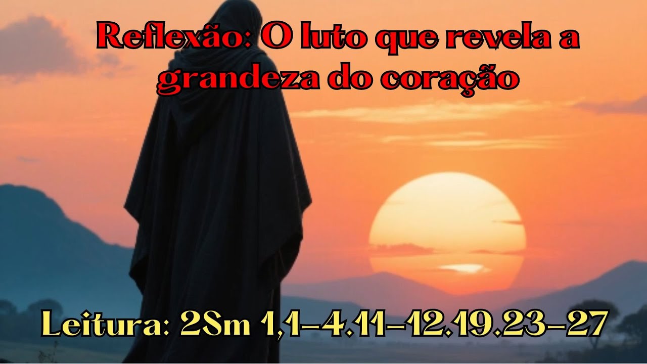 O que revela o nosso coração quando choramos até mesmo por quem nos feriu? [Reflexão de Hoje]