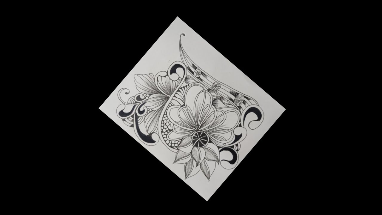 Day -1 zentangle pattern || zentangle art #zentangle #zen #pattern