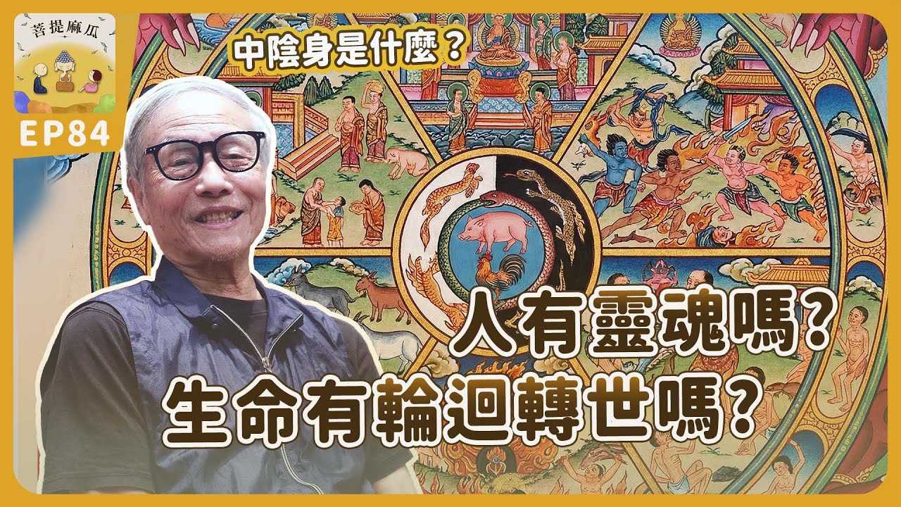EP84.佛教講無我卻還有生命的輪迴轉世？人有靈魂嗎?生命有輪迴轉世嗎?什麼是中陰身?佛教怎麼看