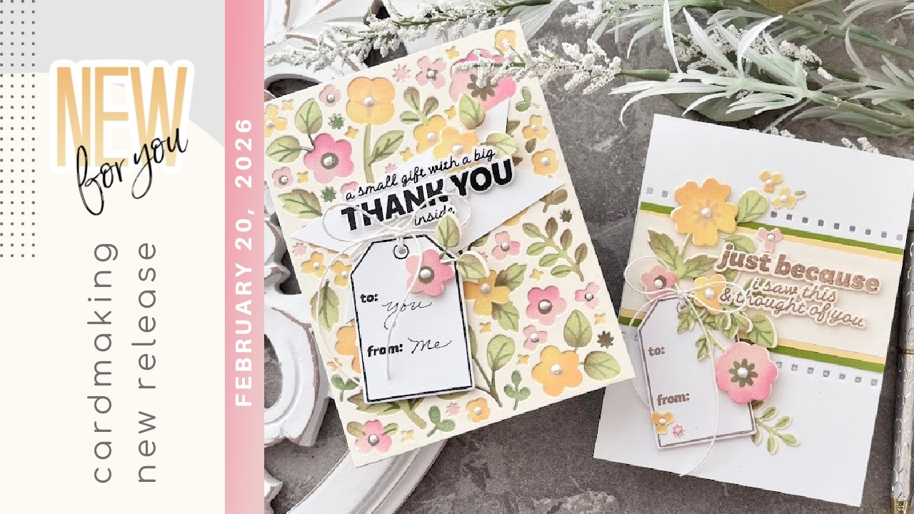 2 STUNNING Floral Cards (The Easy Way!) | Hero Arts Spring Meadow Collection