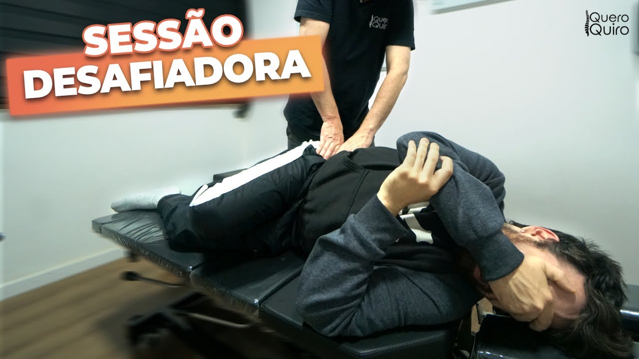 ELE CHEGOU TRAVADO COM DOR NO CIÁTICO
