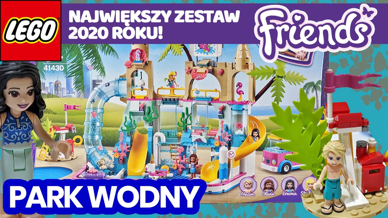 LEGO Friends 41430 Letnia zabawa w parku wodnym - największy zestaw na rok 2020!