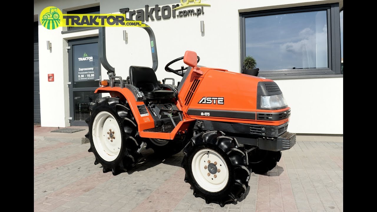 Kubota Aste A-175D 4x4 17KM japoński mini traktorek TRAKTOR.COM.PL