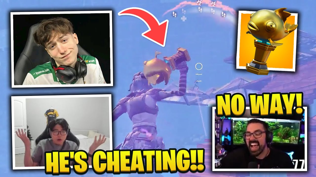 Streamers Reacts to Peterbot 1v2'ing Khanada and Ark with a Mythic Goldfish