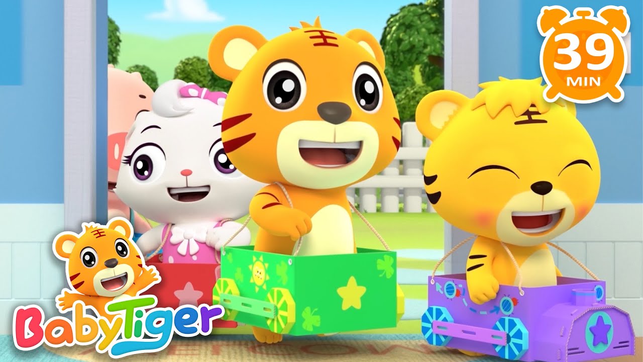 Arts and Crafts with Baby Tiger 🎨🎈 + More Kids Songs | Nursery Rhymes | Kids Video - BabyTiger